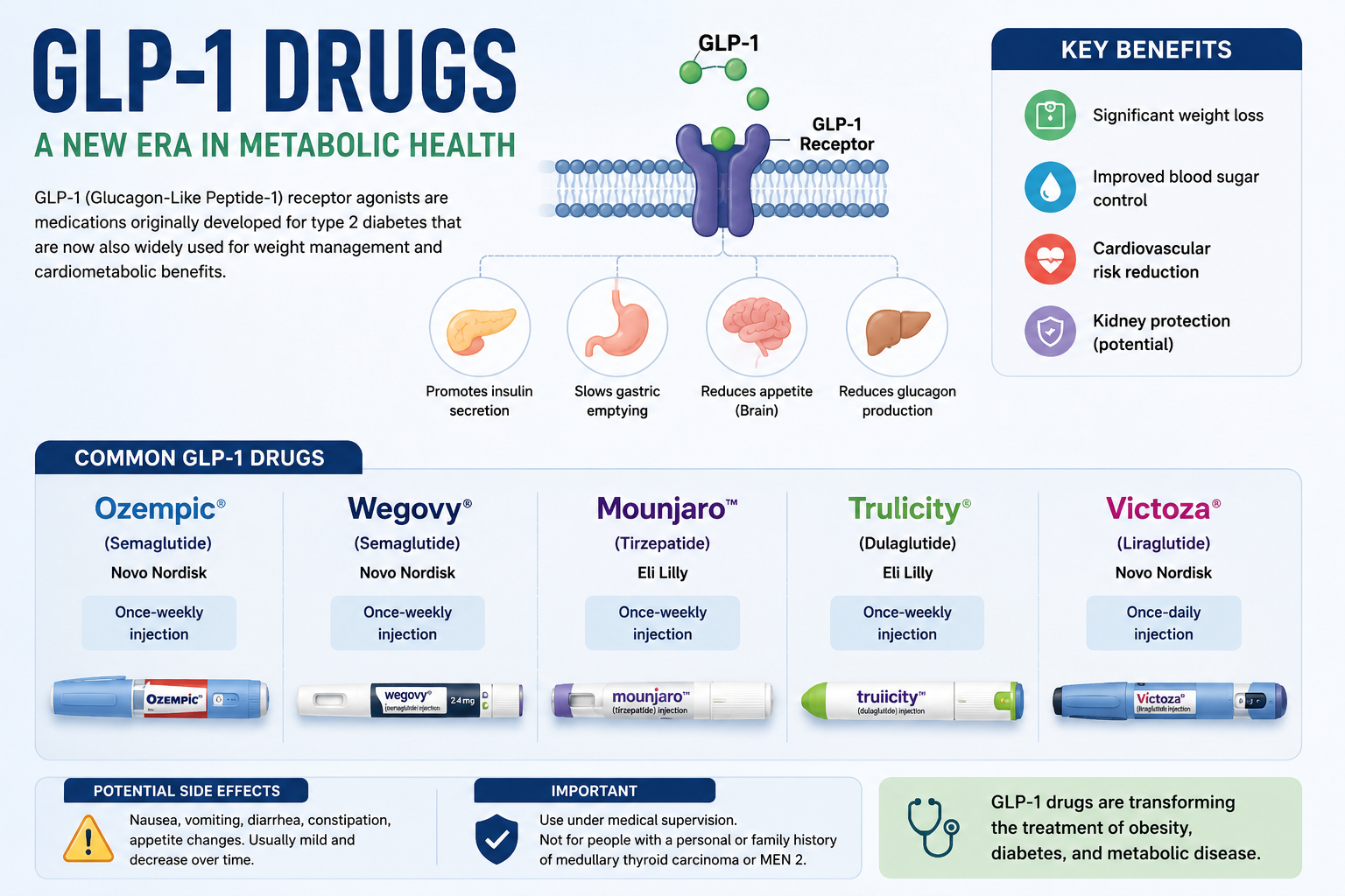 A blissful medical revolution of GLP-1 drugs.